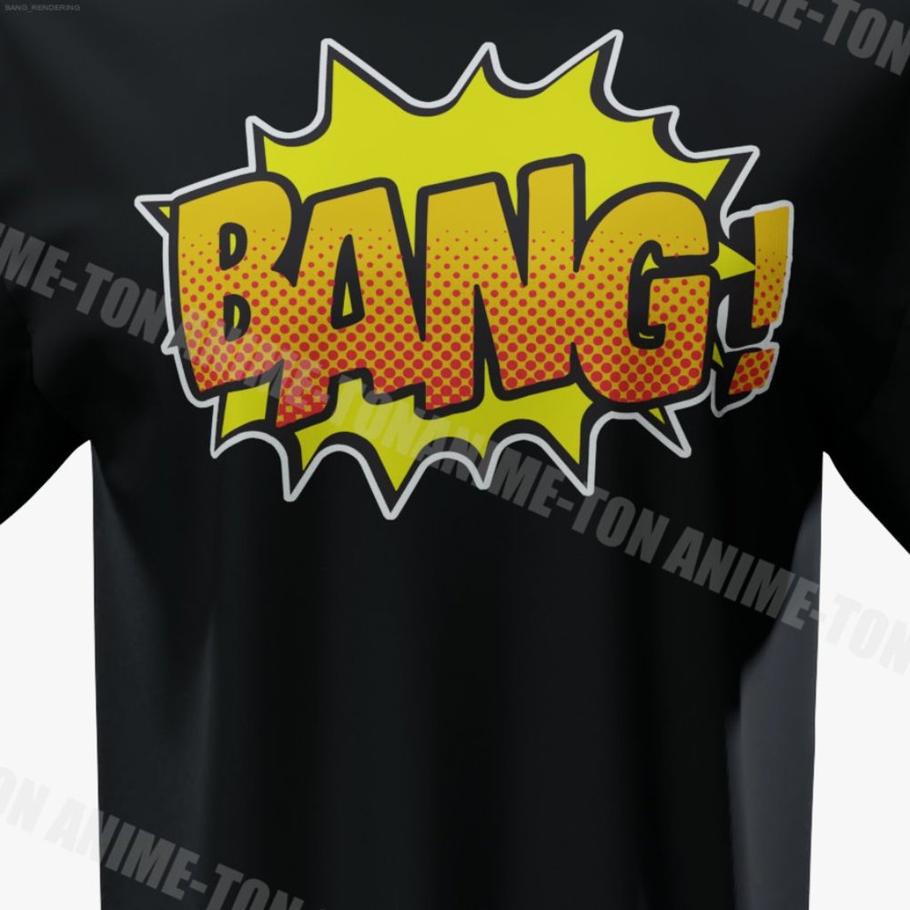 BANG - COTTON - BLACK - TSHIRT